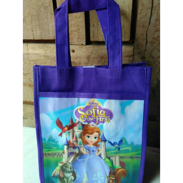 

TAS SPUNBOND KARTUN KARAKTER SOFIA THE FIRST | TAS KARTUN ULTAH ANAK | TAS KADO | TAS ANAK | K49