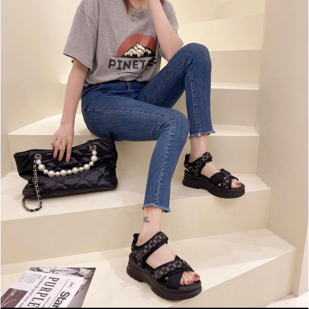 Zealo.Shoes 166 SEPATU WANITA SNEAKERS IMPORT SANDAL