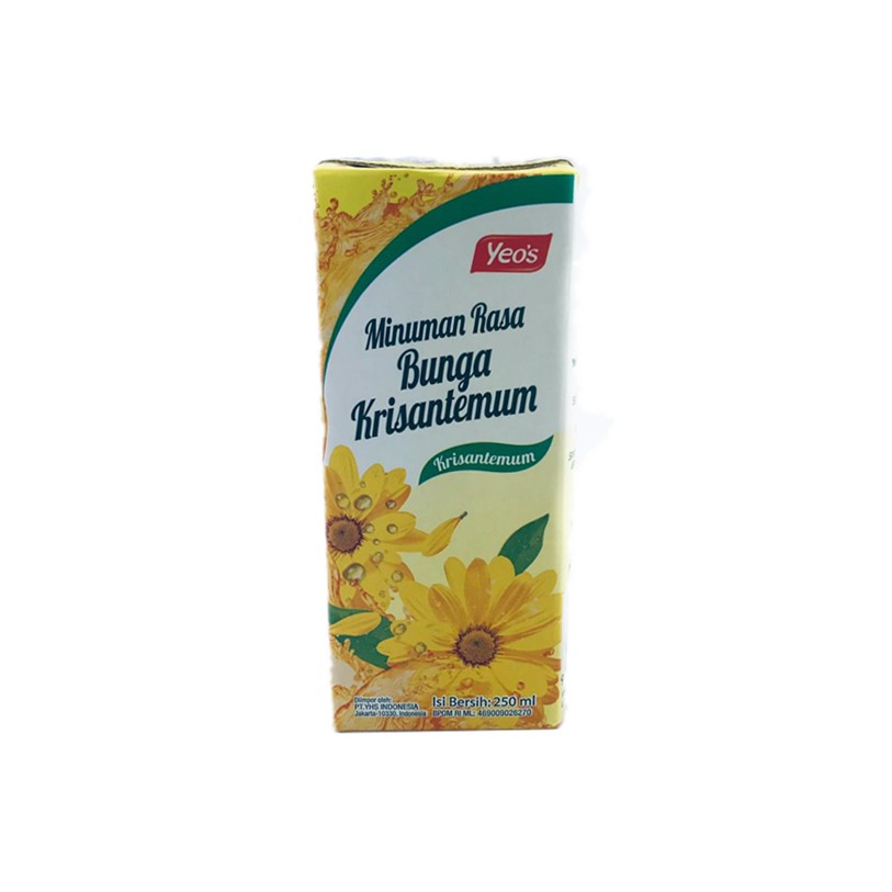 Yeos / Minuman Rasa Bunga Krisantemun / 250ml / 6pcs