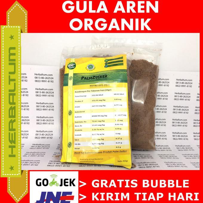 

Flash Sale Gula Organik 1Kg Gula Aren Bubuk - Brown Sugar/Palm Sugar