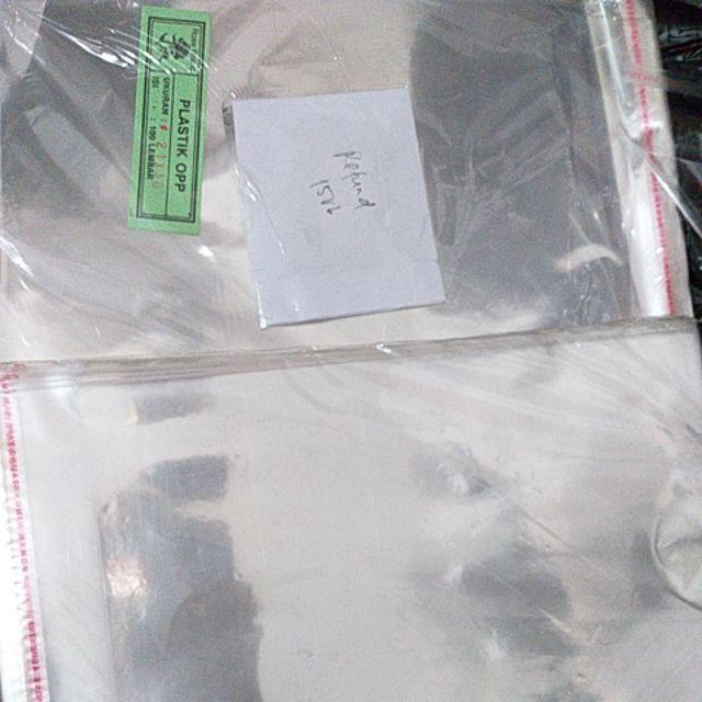Plastik Opp Tebal 21x30 Single Seal Kuat Lem Buat Baju Celana Undangan