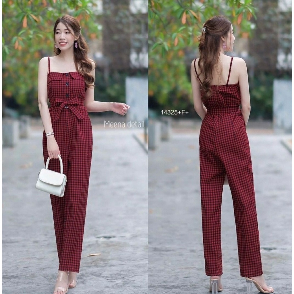 [HNFK] Js Amoka /Jumpsuit Wanita Kekinian / Jumpsuit / Baju Wanita / Overall Wanita / Jumpsuit Wanita Korean Style