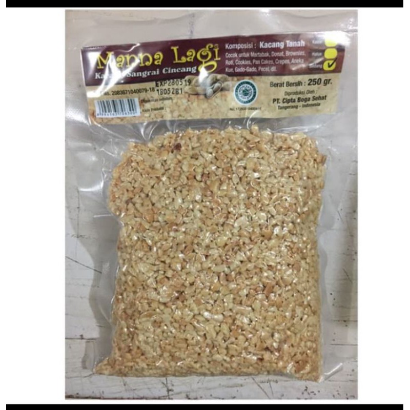 

Kacang Tanah Cincang Manalagi / Manna Lagi 250gr