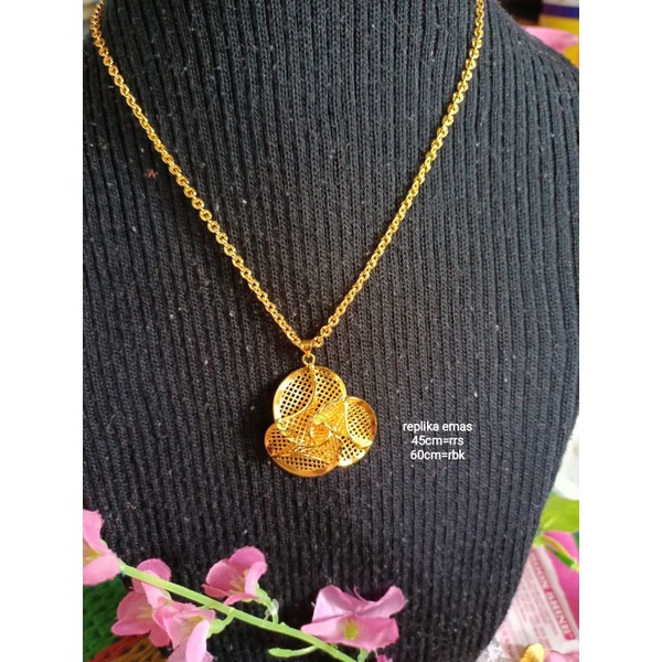 Kalung,gelang replika emas model kendari,cocok dipake pesta,sehari hari,kado