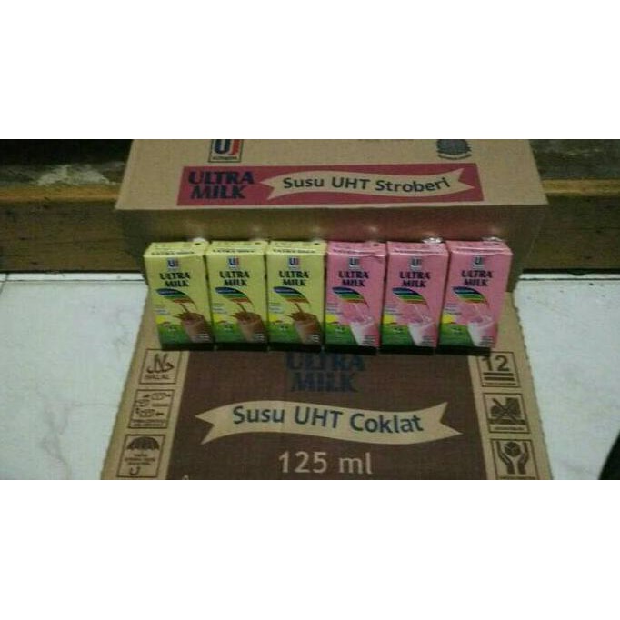 

[[BISA COD]] Susu Ultra Milk 125 1 Dus 40 Pcs - Coklat TERUJI Kode 260