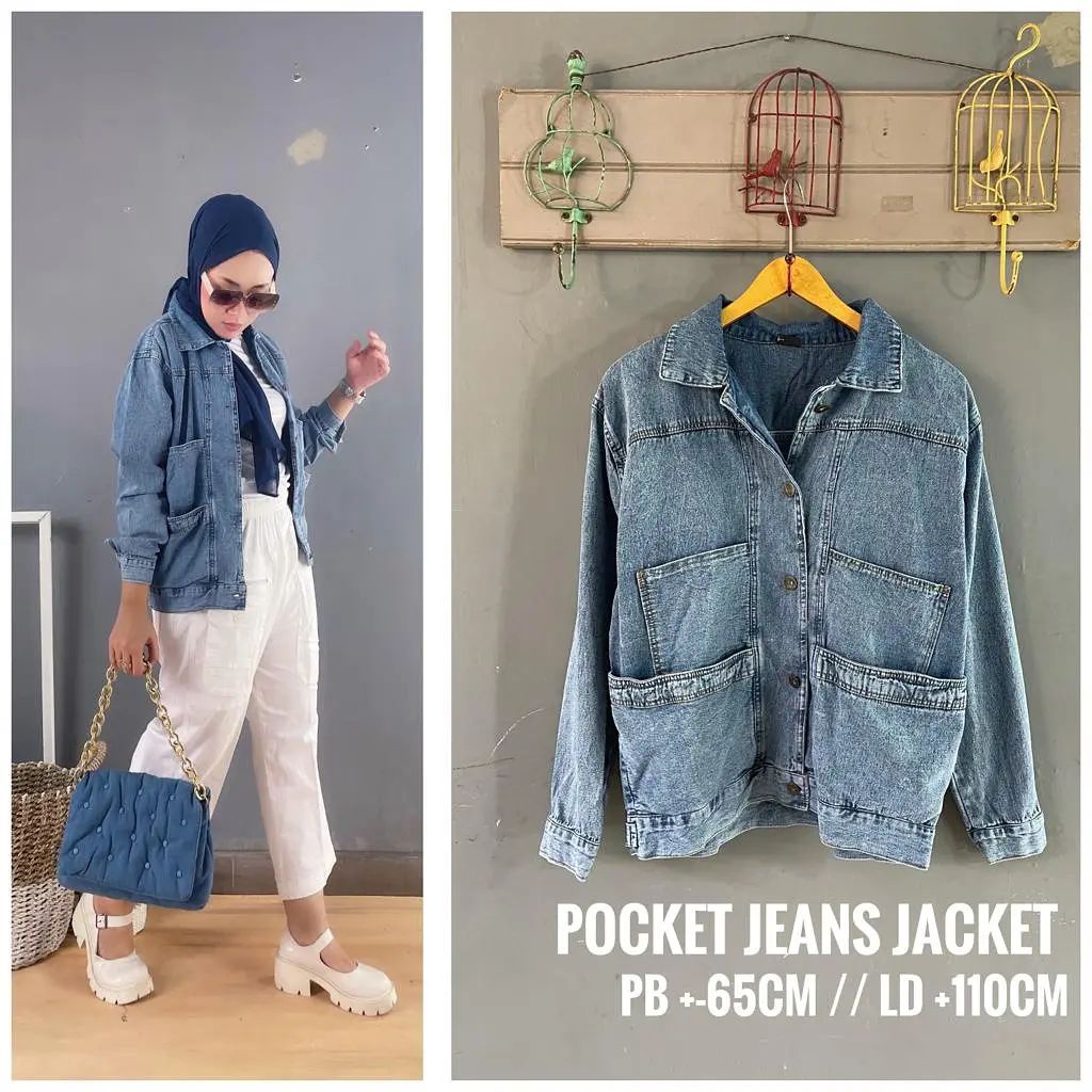 Cardigan Blazer Jeans Kimono / Outer Jean