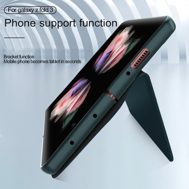 FLIP CASE SAMSUNG GALAXY Z FOLD3 5G FOLD 3 MAGNETIC LEATHER 2IN1 COVER