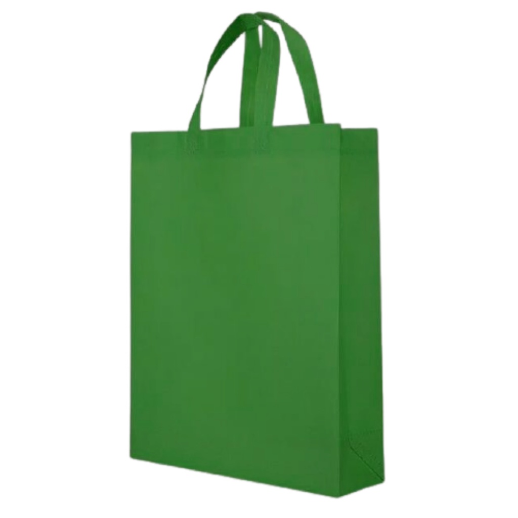 Tas Spunbond Tali 30x40x10 Handle Box / Kotak Goodie Bag Untuk Kantong Belanja Lipat, Sembako, Souveir Ulang tahun / Pernikahan / Hajatan / Pernikahan / Tasyakuran / Syukuran Polos Besar 30x40 Mudah di Kustom Sablon Murah-HIJAU TUA