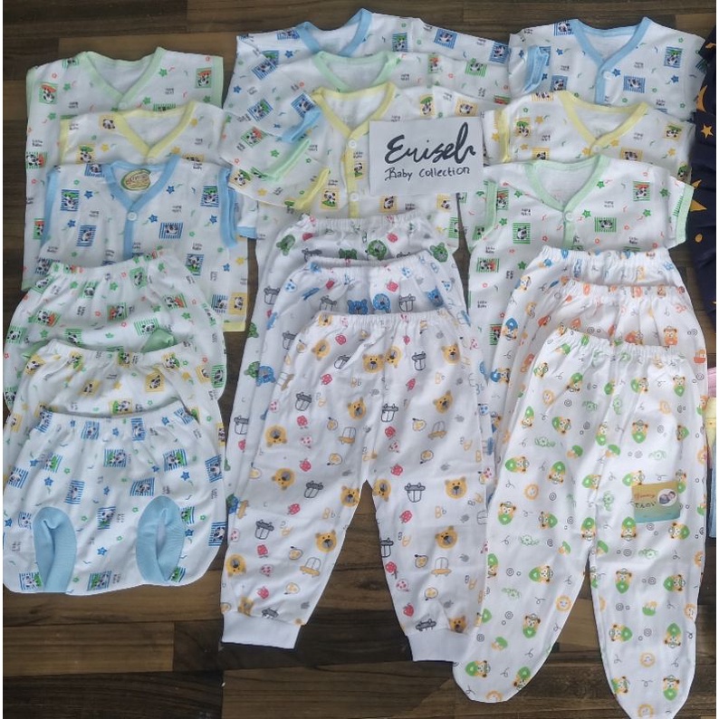 Set Baju Bayi Newborn Paket Hemat 42 Pcs Perlengkapan Bayi Lengkap Dapat Tempat Tidur Kasur Kolam