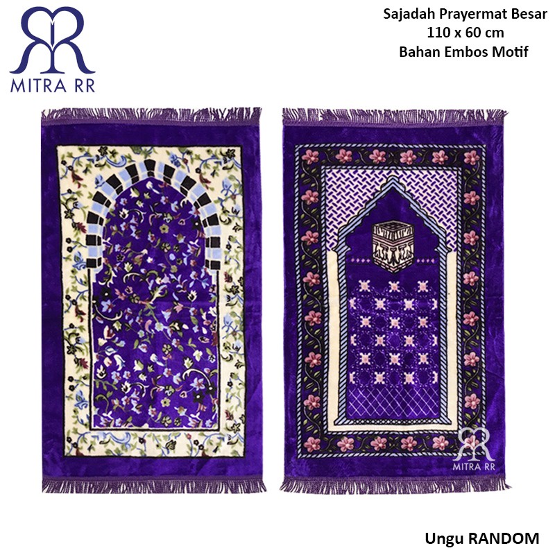 Sajadah Selimut Halus Premium 110x60cm Prayer Mat