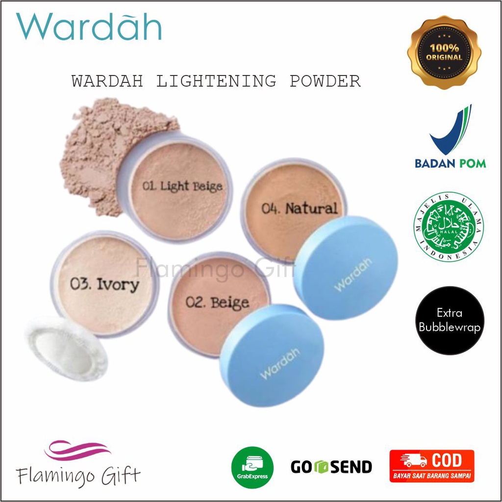 Wardah Lightening Matte Powder - Bedak Tabur Yang Mencerahkan Dengan Hasil Matte Natural