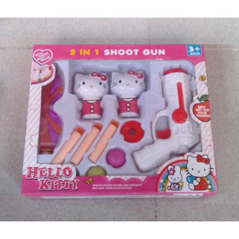 SOFT GUN 2 IN 1 HELLO KITTY