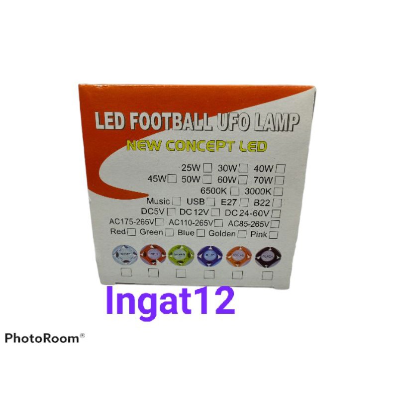 COD BOHLAM/LAMPU LED DRAGON BALL SX-60 WATT TERBARU