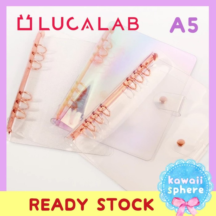 

Promo Lucalab Ring Binder A5 Pvc Cover Only Rose Gold Ring Limited