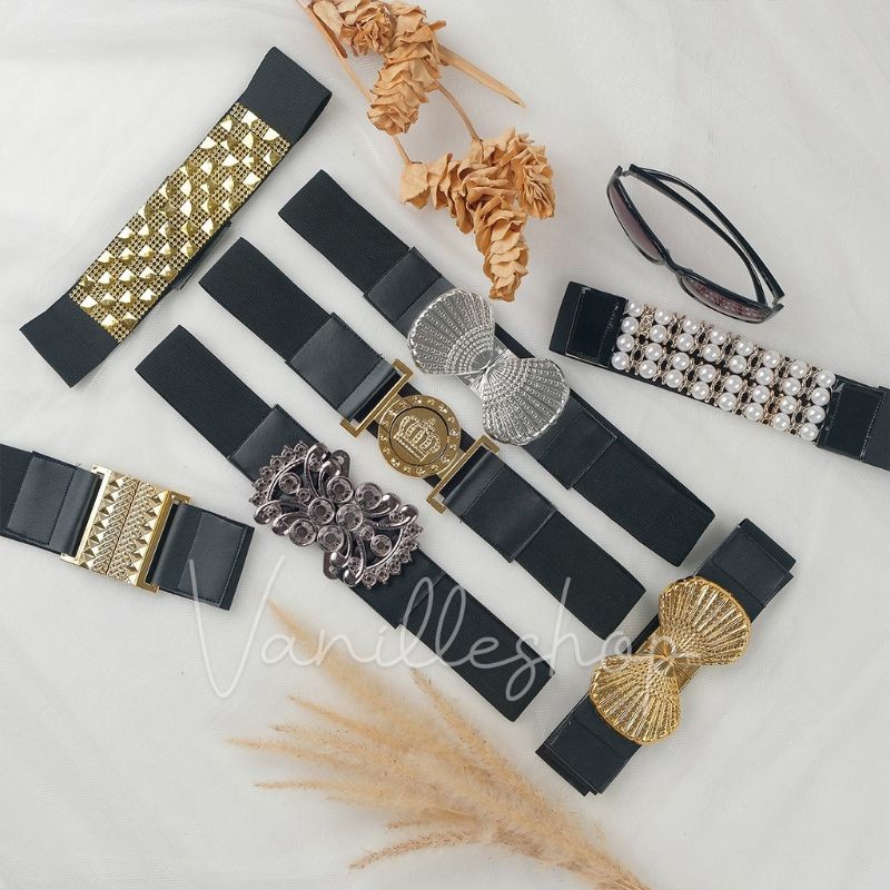 BELT BAN KARET ELASTIS FASHION WANITA KOREA
