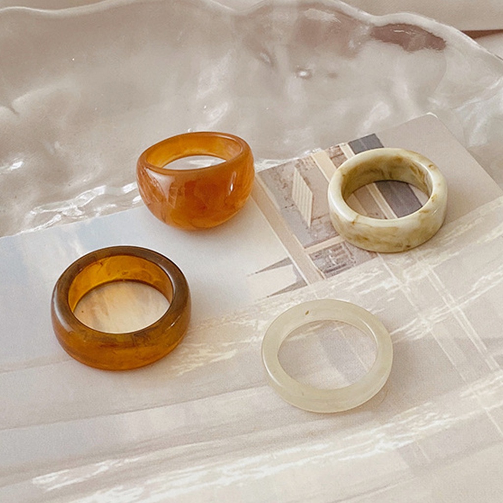 Hu Hu Hu Hu Hu Alat Bantu Pasang Kacamata♡ 1 Set Cincin Pasangan Bahan Resin Tekstur Halus Sturdy Mudah Digunakan Untuk Harian