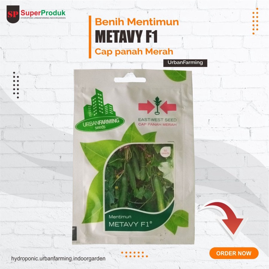 Benih Mentimun Metavy F1 Panah Merah Urbanfarming benih timun