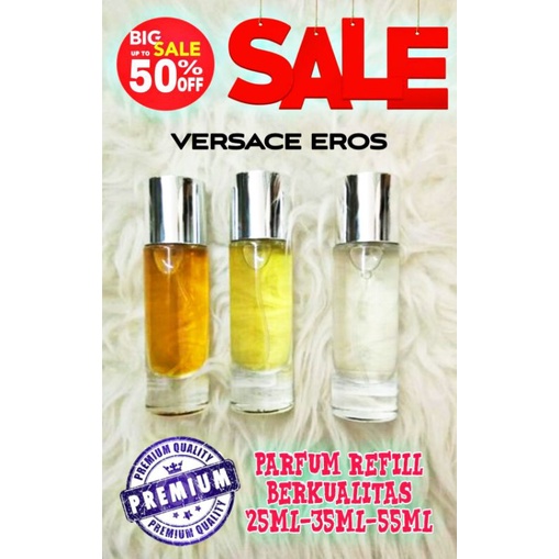 parfum refill murah berkualitas disc 50% VERSACE EROS parfum unisex