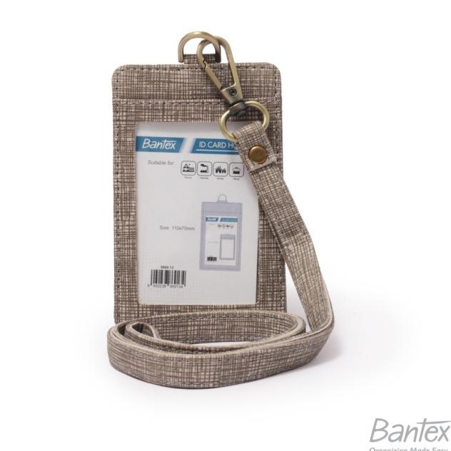 

Langsung Order Bantex Name Tag ID Card Holder Kulit Beige 8869 13 Tali lanyard Get Now