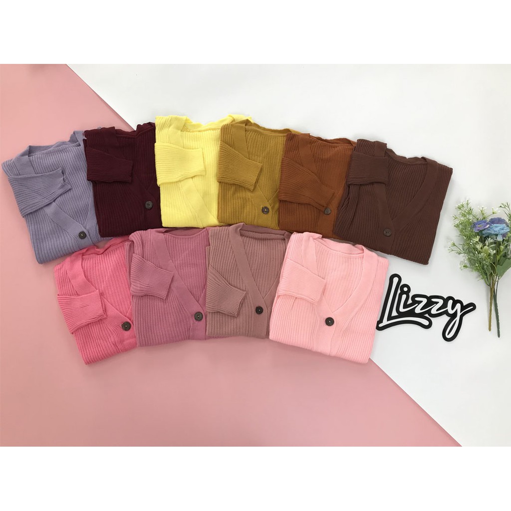 Lizzy - WILLY CARDI CROP BUTTON-5