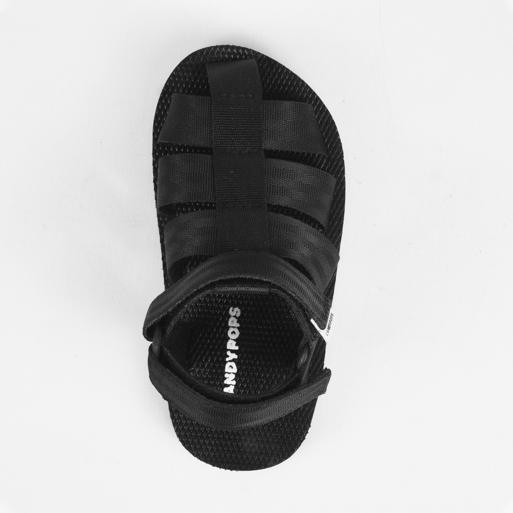 CANDYPOPS - Axel Black Sandal Gunung Anak Laki-laki/Perempuan - Original Footwear