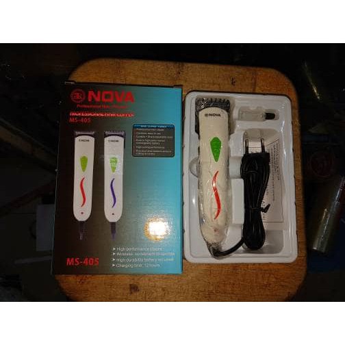 Alat Pencukur Rambut Professional Hair Trimmer Nova MS-405