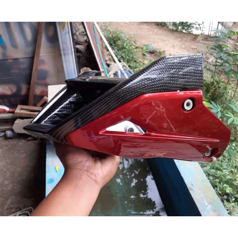 cover mesin Vixion oryginal udah carbon