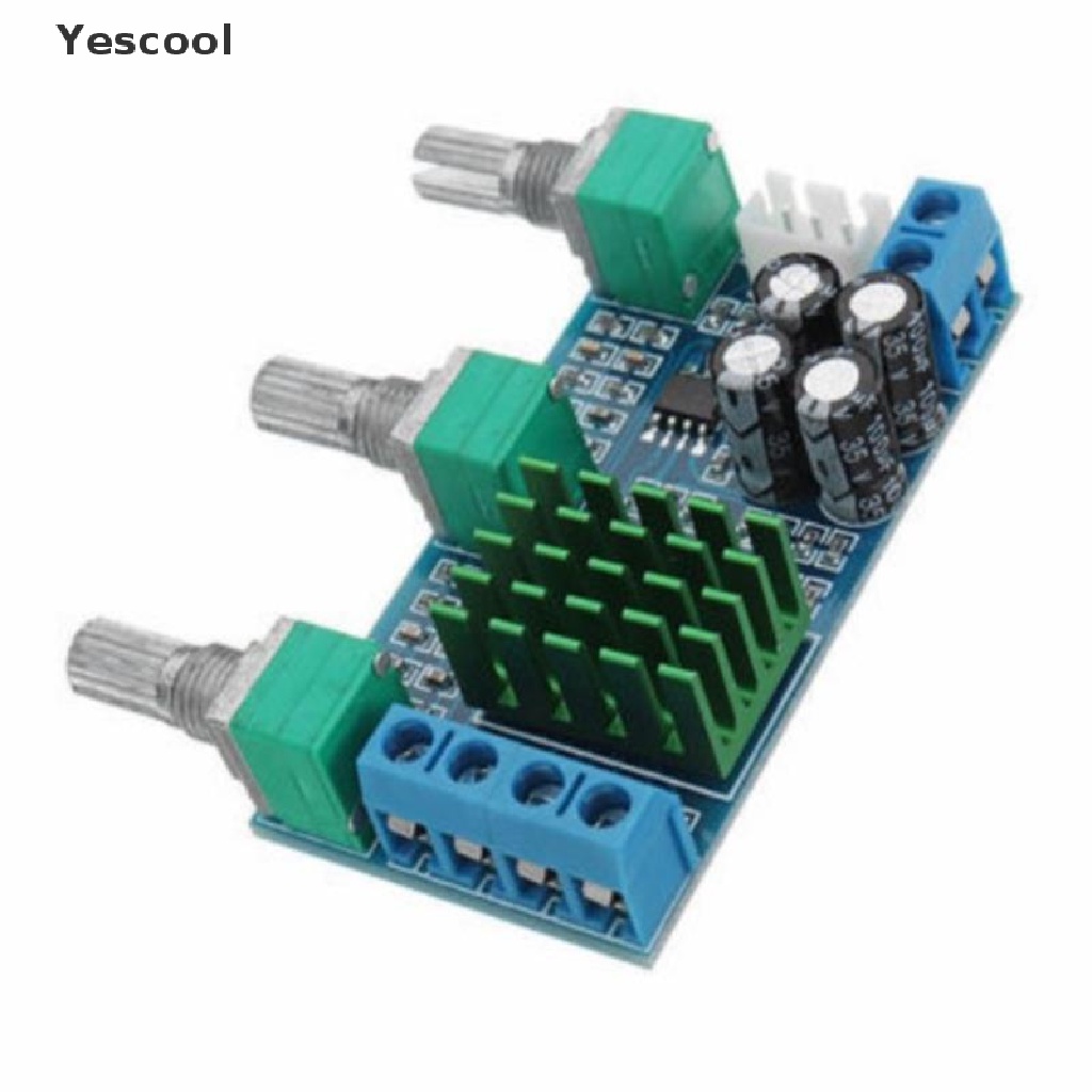 Yescool XH-M567 TPA3116D2 Papan Amplifier Digital Dual Channel Adjustable