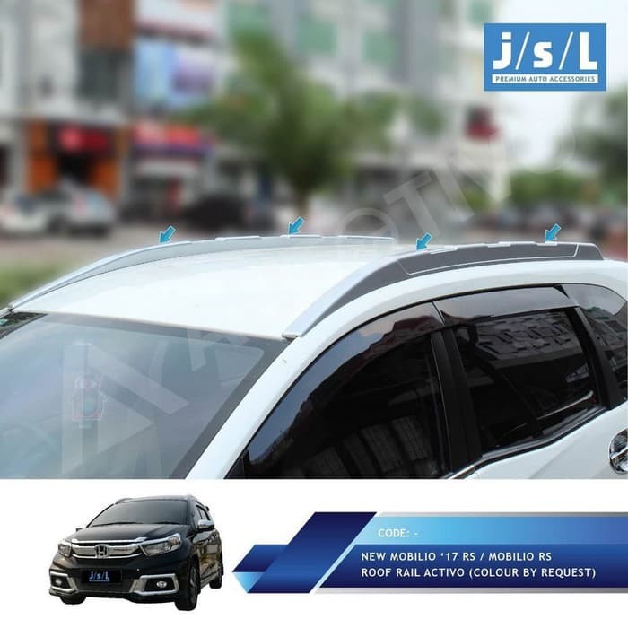 Honda Mobilio Roof Rail Activo Aksesoris Eksterior Mobilio pasti