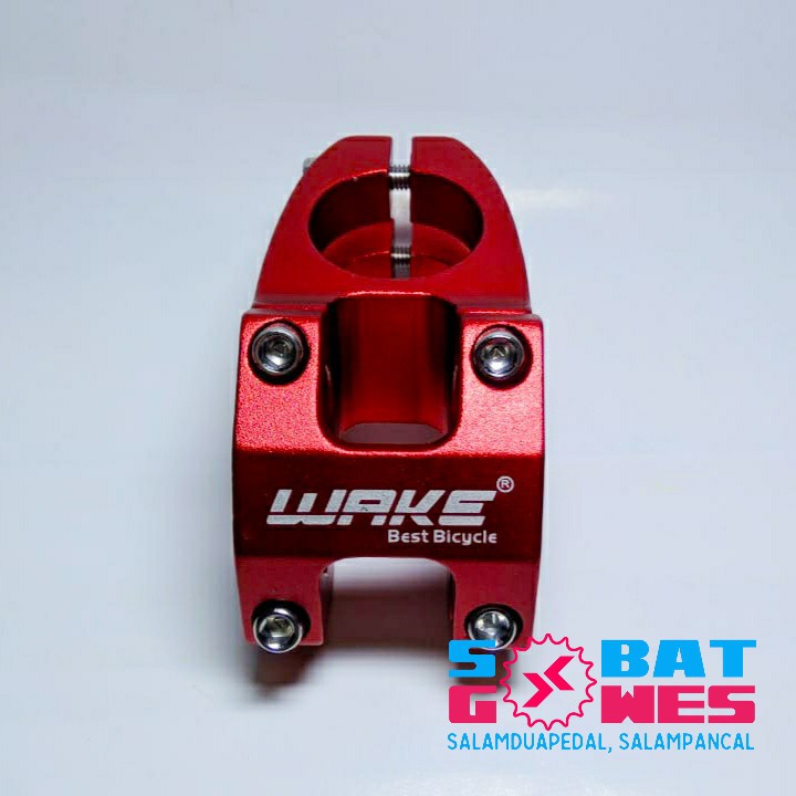 STEM Sepeda Pendek merk WAKE ORIGINAL bahan Alloy Berkualitas