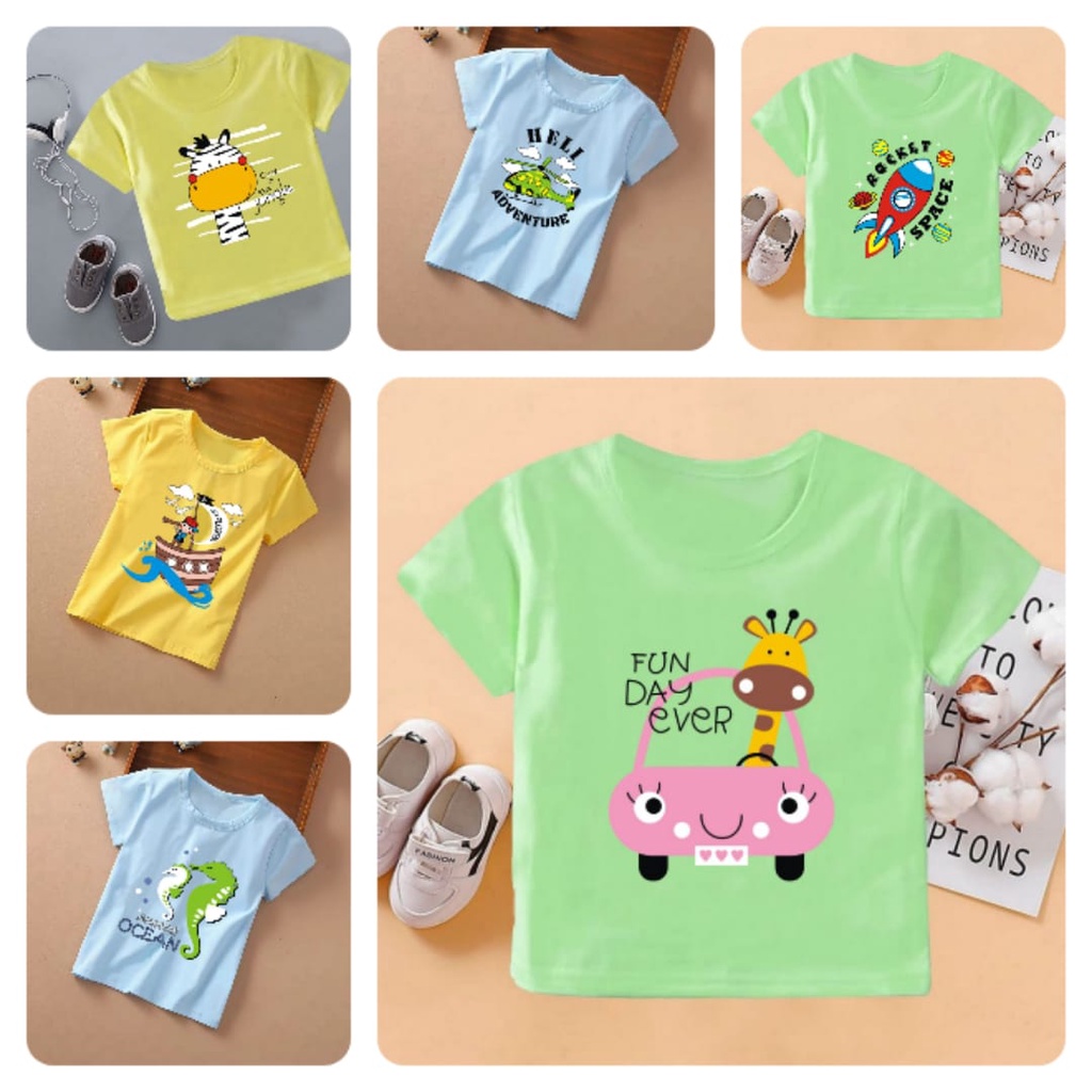 KAOS BOY /  kaos anak laki laki / kaos anak lucu /kaos  motif/ mukzhop