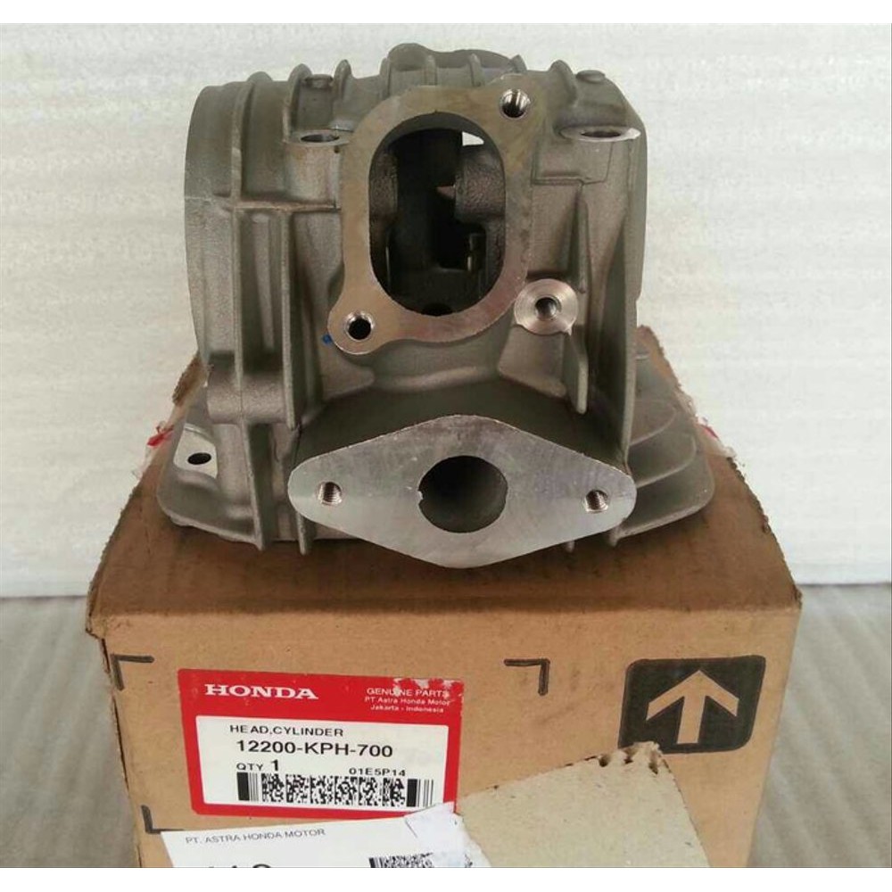 BLOK CYLINDER HEAD SUPRA X 125 FI LAMA 2005 2006 2007 Generasi PERTAMA Asli Honda 12200KPH700