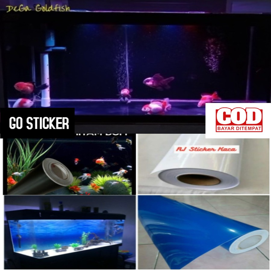 stiker skotlet background Begron aquarium