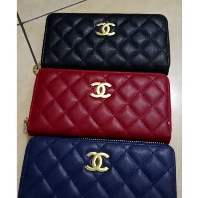 Medan Termurah KD01 Korean Style elegant Dompet wanita import Dompet cantik ch zipper import