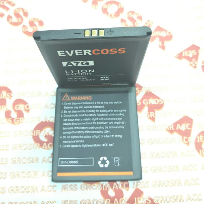 Baterai Battery Original Double Power Evercoss Cross Evercross A7G