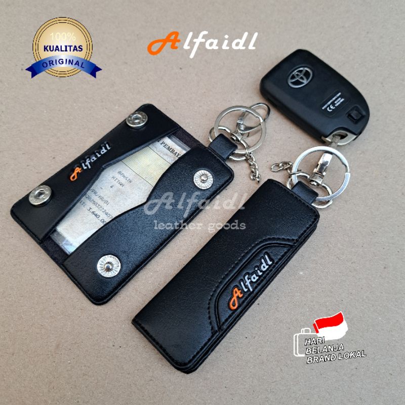 TERLARIS Dompet STNK MOBIL/MOTOR Gantungan Kunci STNK MOBIL/MOTOR Dompet Kunci MOBIL/MOTOR Original Alfaidl