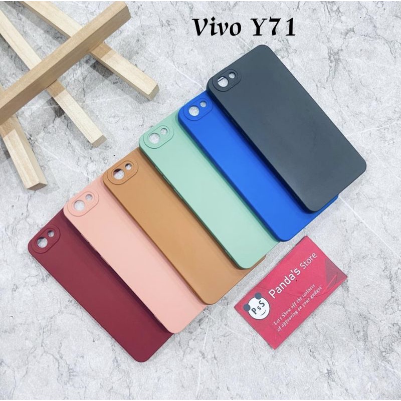 Softcase Pro Camera Vivo Y71 Candy Case Full Color 3D Silikon TPU