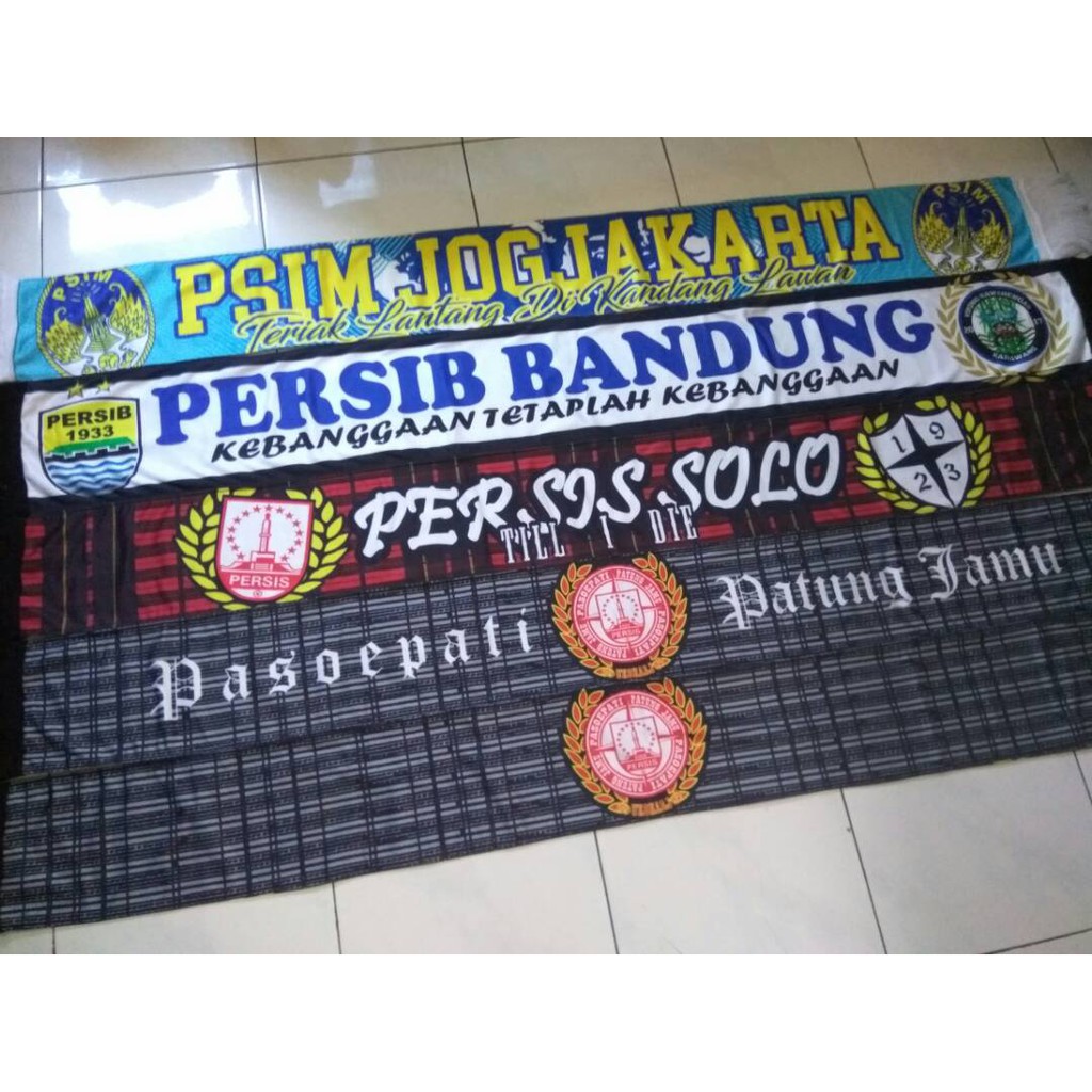Corner Football Merch Syal Printing Custom Satuan Syal Murah Syal Custom (Scarf Printing - Custom)-8