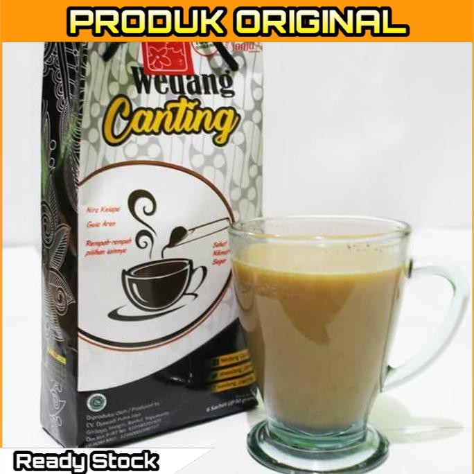 

Wedang Canting Original Minuman Rempah Wedang Uwuh Komplit Isi 6 Pcs - Cokelat
