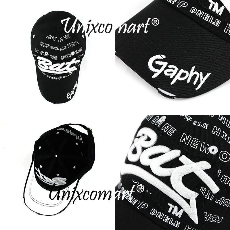 (MAINANKYU) Bat Gaphy Topi Baseball Hat Cap Casual Sport Distro Vintage Dewasa