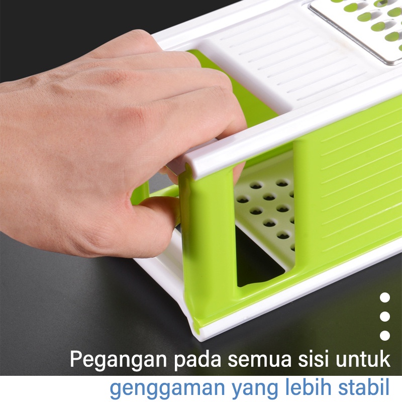 Letyeah &amp; Kaizenliving Alat Masak Parutan sayur Keju Multifungsi/Kitchen Cheese fruit and vegetable Grater