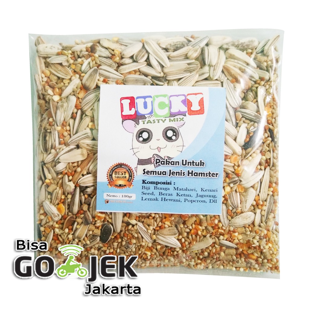 Makanan Hamster Marmut SG Tupai Lucky Tasty Mix