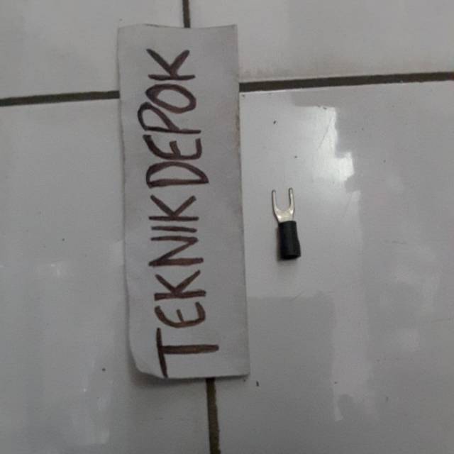 Skun garpu 2,5 mm penjepit kabel listrik ukuran  skun aliran listrik DSIKON7