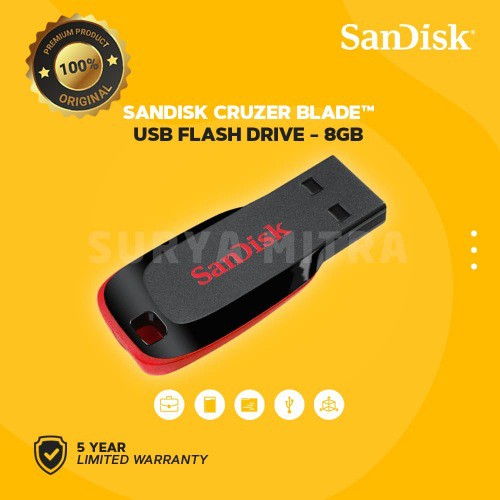 FLASHDISK SANDISK 8GB CZ50