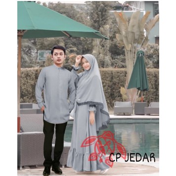 BAJU PASANGAN COUPLE MUSLIM CP CARITA TERMURAH