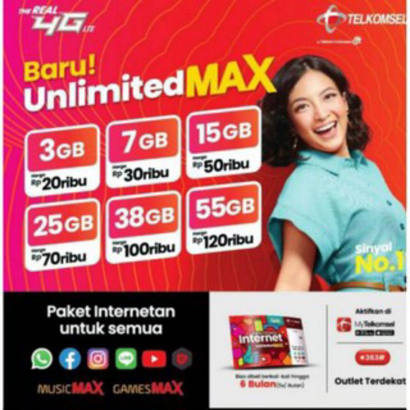 Kartu As Unlimited Max : Mengenal Paket Internet Telkomsel Unlimitedmax