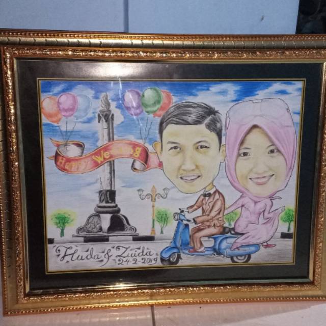 

Lukisan goresan asli pensil