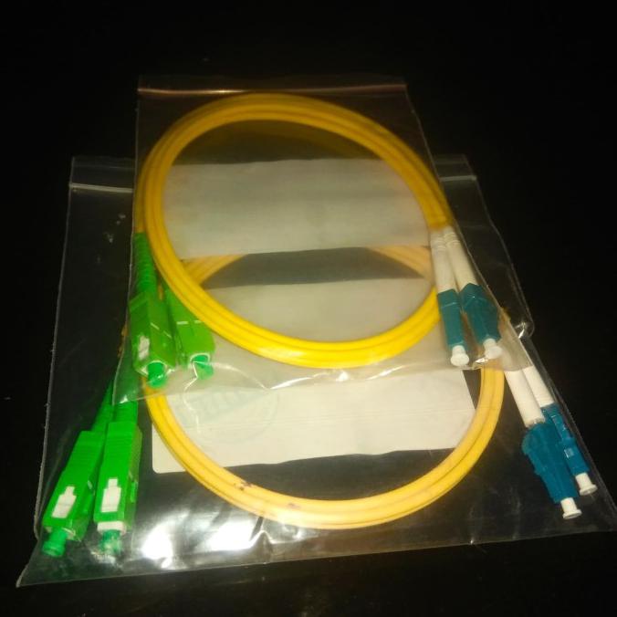 Hari Ini 1M Patchcord Sc Apc - Lc Upc Fiber Optic Patch Cord Sc-Lc Duplex Terlaris