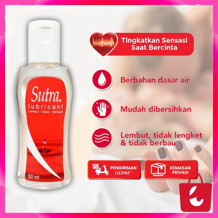 ✅ Privasi Terjamin 100% Lubricant Sutra Gel Minyak Pelumas Miss V  Sutra Hubungan Intim Seks Vagina 50 ml