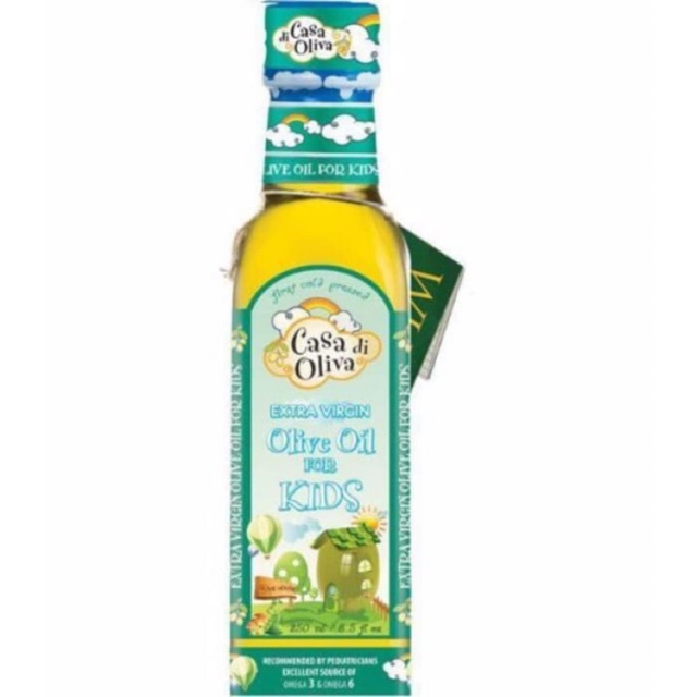 Evoo Casa Di Olivia Extra Virgin Olive Oil 250ml / Minyak MPASI / Minyak sayur / minyak masak / Olive oil / Minyak Olive / sehat / untuk tambah berat badan anak / lemak baik / omega 3 / omgea 6 / untuk perkembangan otak anak / minyak mpasi anak dan bayi /